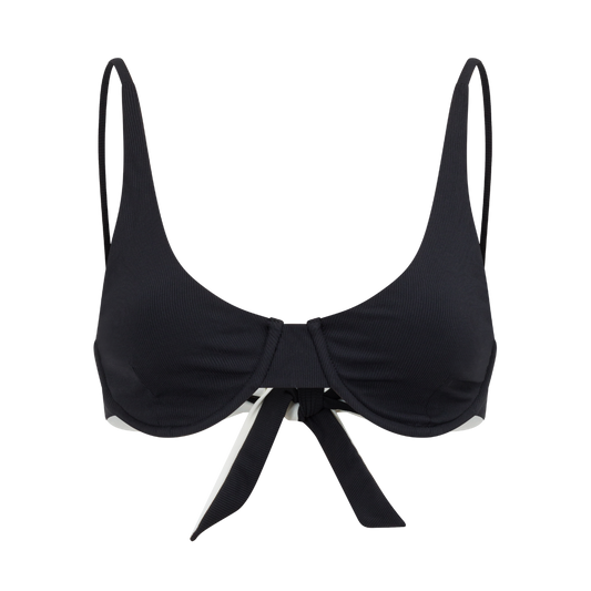 Cora Bikini Top - Black